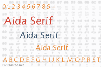 Aida Serif Font Download - Fonts4Free
