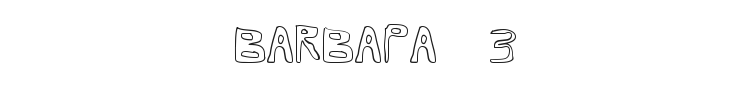 Barbapa 3 Font Preview