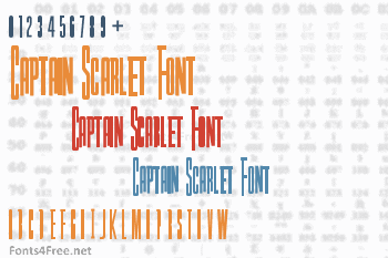 Captain Scarlet Font Download - Fonts4Free