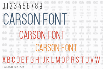 Carson Font