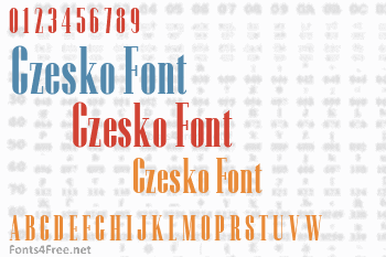 Czesko Font