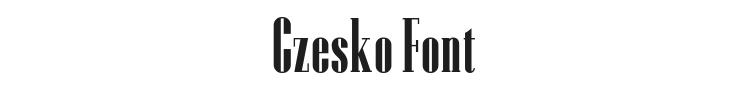 Czesko Font