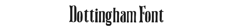 Dottingham Font Preview