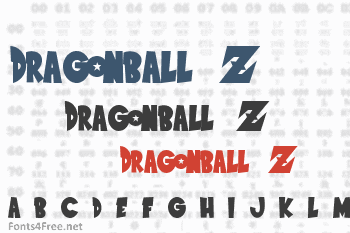 Dragonball Z Font Download Saiyan Sans Font Fonts4free