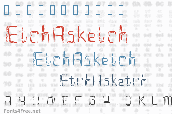 EtchAsketch Font Download - Fonts4Free