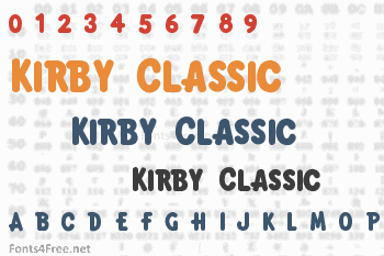 Kirby Classic Font Download - Fonts4Free
