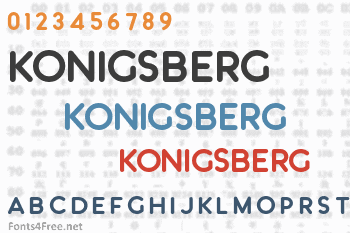 Konigsberg Font