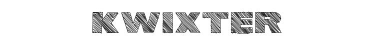 Kwixter Sketch Font