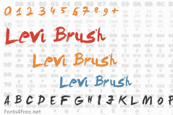 Levi Brush Font Download - Fonts4Free