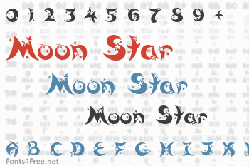 Moon Star Font