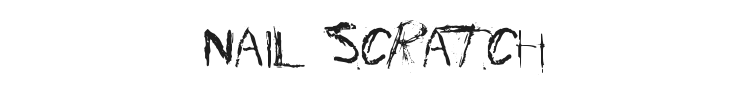 Nail Scratch Font Preview