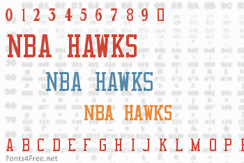 NBA Jersey Font Download - Fonts4Free