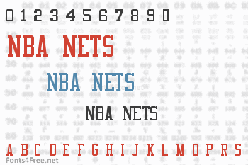 NBA Nets Font Download (Brooklyn Nets 