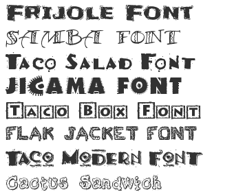 mexican typeface