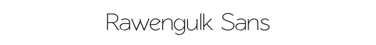 Rawengulk Sans Font Preview