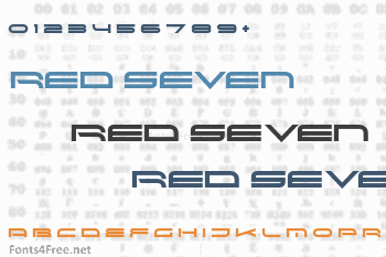 Red Seven Font