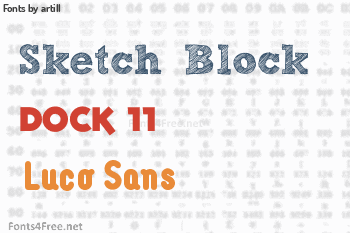 free version Sketch Block Bold  Font Free  Download Now 