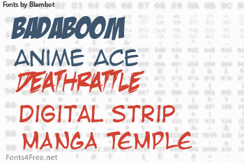 Anime Ace Italic Font