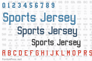 Sports Jersey Font Download