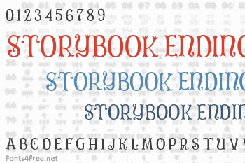 Storybook Ending Font