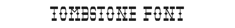 Tombstone Font Preview