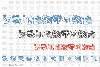 Valentine Hearts Font