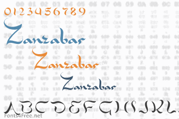 Zanzabar Font